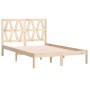 Solid pine wood bed frame 160x200 cm by , Beds and slatted bases - Ref: Foro24-3104008, Price: 121,40 €, Discount: %