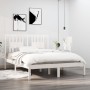 Estructura de cama doble pequeña madera maciza blanca 120x190cm de , Camas y somieres - Ref: Foro24-3104034, Precio: 122,62 €...