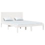 White solid wood bed frame King Size 150x200 cm by , Beds and slatted bases - Ref: Foro24-3104159, Price: 177,99 €, Discount: %