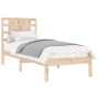 Solid wood bed frame 75x190 cm by , Beds and slatted bases - Ref: Foro24-3104178, Price: 85,05 €, Discount: %