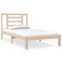 Estructura de cama madera maciza de pino 90x190 cm de , Camas y somieres - Ref: Foro24-3104313, Precio: 81,87 €, Descuento: %