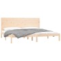 Estructura de cama de madera maciza 200x200 cm de , Camas y somieres - Ref: Foro24-3104628, Precio: 181,99 €, Descuento: %