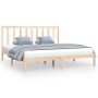 Estructura de cama madera maciza de pino 180x200 cm de , Camas y somieres - Ref: Foro24-3105175, Precio: 131,68 €, Descuento: %