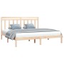 Estructura de cama madera maciza 180x200 cm de , Camas y somieres - Ref: Foro24-3105265, Precio: 139,99 €, Descuento: %