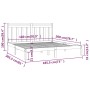 Estructura de cama madera maciza 180x200 cm de , Camas y somieres - Ref: Foro24-3105265, Precio: 139,99 €, Descuento: %