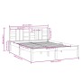 Estructura de cama doble pequeña madera maciza blanca 120x190cm de , Camas y somieres - Ref: Foro24-3105376, Precio: 120,99 €...