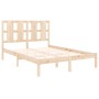 Estructura de cama madera maciza de pino 140x190 cm de , Camas y somieres - Ref: Foro24-3105580, Precio: 117,41 €, Descuento: %