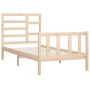 Solid pine wood bed frame 100x200 cm by , Beds and slatted bases - Ref: Foro24-3107603, Price: 117,10 €, Discount: %