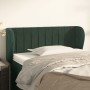 Cabecero de terciopelo verde oscuro 93x23x78/88 cm de , Cabeceros y pies de cama - Ref: Foro24-3117421, Precio: 51,52 €, Desc...