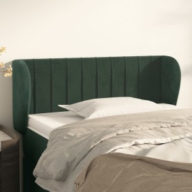 Dark green velvet headboard 93x23x78/88 cm by , Headboards and footboards - Ref: Foro24-3117421, Price: 51,99 €, Discount: %