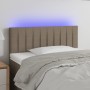 Headboard with LED in taupe gray fabric 80x5x78/88 cm by , Headboards and footboards - Ref: Foro24-3121828, Price: 47,75 €, D...