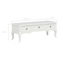 White wooden TV cabinet 100x35x35 cm by vidaXL, TV Furniture - Ref: Foro24-280048, Price: 131,99 €, Discount: %