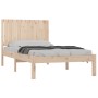 Estructura de cama madera maciza de pino 100x200 cm de , Camas y somieres - Ref: Foro24-3104403, Precio: 102,15 €, Descuento: %