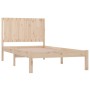 Solid pine wood bed frame 100x200 cm by , Beds and slatted bases - Ref: Foro24-3104403, Price: 102,15 €, Discount: %