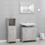 Set de muebles de baño 3 pzas madera contrachapada roble Sonoma de , Muebles de baño - Ref: Foro24-3056911, Precio: 111,49 €,...