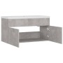 Mueble con lavabo madera de ingeniería gris hormigón de , Tocadores de baño - Ref: Foro24-3070842, Precio: 221,95 €, Descuent...