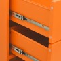 Orange steel drawer cabinet 80x35x101.5 cm by , Drawers - Ref: Foro24-336201, Price: 215,71 €, Discount: %