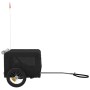 Pet Bicycle Trailer Iron Oxford Cloth Black by , pet strollers - Ref: Foro24-93912, Price: 104,01 €, Discount: %