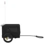 Pet Bicycle Trailer Iron Oxford Cloth Black by , pet strollers - Ref: Foro24-93912, Price: 105,56 €, Discount: %