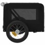 Pet Bicycle Trailer Iron Oxford Cloth Black by , pet strollers - Ref: Foro24-93912, Price: 104,01 €, Discount: %