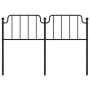 Cabecero de metal negro 135 cm de , Cabeceros y pies de cama - Ref: Foro24-373919, Precio: 31,46 €, Descuento: %