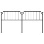 Cabecero de metal negro 200 cm de , Cabeceros y pies de cama - Ref: Foro24-373925, Precio: 34,61 €, Descuento: %