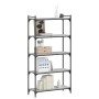 Sonoma gray engineered wood 5-shelf bookcase 80x30x154 cm by , Bookcases and shelves - Ref: Foro24-837680, Price: 69,99 €, Di...