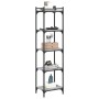 Sonoma gray engineered wood 5-shelf bookcase 40x30x154 cm by , Bookcases and shelves - Ref: Foro24-837640, Price: 51,85 €, Di...