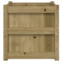 Jardinera madera maciza de pino impregnada 50x50x50 cm de , Maceteros y jardineras - Ref: Foro24-837422, Precio: 54,21 €, Des...