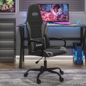 Silla gaming cuero sintético negro y gris de , Sillones para videojuegos - Ref: Foro24-3143779, Precio: 110,99 €, Descuento: %