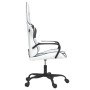 Silla gaming cuero sintético blanco y negro de , Sillones para videojuegos - Ref: Foro24-3143785, Precio: 125,25 €, Descuento: %