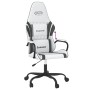 Silla gaming cuero sintético blanco y negro de , Sillones para videojuegos - Ref: Foro24-3143785, Precio: 125,25 €, Descuento: %