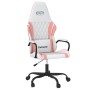 White and pink synthetic leather massage gaming chair by , Gaming chairs - Ref: Foro24-345542, Price: 119,35 €, Discount: %