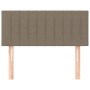 Taupe gray fabric headboard 90x5x78/88 cm by , Headboards and footboards - Ref: Foro24-346218, Price: 45,99 €, Discount: %