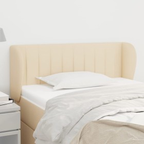 Cream fabric headboard 83x23x78/88 cm by , Headboards and footboards - Ref: Foro24-3117361, Price: 44,19 €, Discount: %