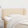 Cream fabric headboard 83x23x78/88 cm by , Headboards and footboards - Ref: Foro24-3117361, Price: 43,95 €, Discount: %