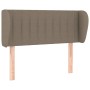 Taupe gray fabric headboard 93x23x78/88 cm by , Headboards and footboards - Ref: Foro24-3117368, Price: 51,99 €, Discount: %