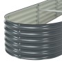 Gray galvanized steel flower bed 400x80x44 cm by vidaXL, Pots and planters - Ref: Foro24-45526, Price: 196,82 €, Discount: %