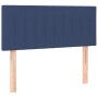 Cama box spring con colchón tela azul 90x190 cm de , Camas y somieres - Ref: Foro24-3126371, Precio: 319,83 €, Descuento: %