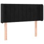 Black velvet headboard with LED 93x16x78/88 cm by , Headboards and footboards - Ref: Foro24-3123512, Price: 58,99 €, Discount: %