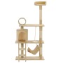 Cat scratching post with sisal post 140 cm beige by vidaXL, Cat furniture - Ref: Foro24-170585, Price: 87,05 €, Discount: %