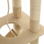 Cat scratching post with sisal post 140 cm beige by vidaXL, Cat furniture - Ref: Foro24-170585, Price: 87,05 €, Discount: %