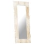 Espejo de madera maciza de mango blanco 110x50 cm de , Espejos - Ref: Foro24-321634, Precio: 107,28 €, Descuento: %