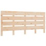 Solid pine wood bed headboard 200x3x80 cm by , Headboards and footboards - Ref: Foro24-821362, Price: 59,99 €, Discount: %