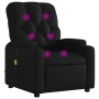 Reclining massage armchair in black synthetic leather by , Armchairs - Ref: Foro24-372510, Price: 252,99 €, Discount: %