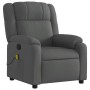 Dark gray fabric reclining massage chair by , Armchairs - Ref: Foro24-373549, Price: 251,20 €, Discount: %