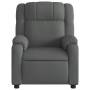 Dark gray fabric reclining massage chair by , Armchairs - Ref: Foro24-373549, Price: 251,20 €, Discount: %