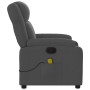 Dark gray fabric reclining massage chair by , Armchairs - Ref: Foro24-373549, Price: 251,20 €, Discount: %