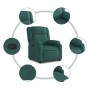 Sillón reclinable de tela verde oscuro de , Sillones - Ref: Foro24-373542, Precio: 224,79 €, Descuento: %