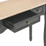 280046 Dressing Konsolentisch mit 3 Schubladen Schwarz von vidaXL, Seitentische - Ref: Foro24-280046, Preis: 169,58 €, Rabatt: %